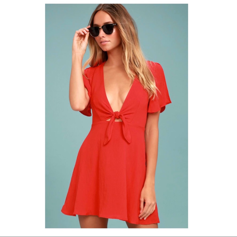Lulu’s Red Dress— BRAND NEW!!